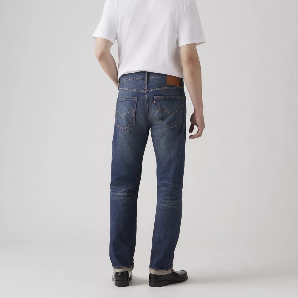 NWT Men’s Levi's 501 Original Fit Selvedge Jeans Size 34 x 32 in Bounty Hunter - Picture 4 of 16